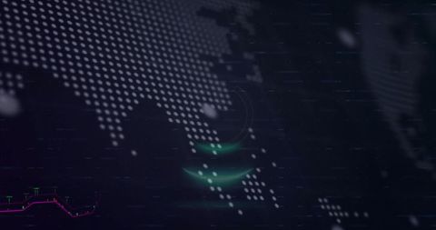 Futuristic Global Financial Data Processing and Analysis - Download Free Stock Images Pikwizard.com