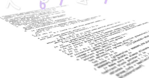 Dynamic Data Streams and Code on Digital Screen - Download Free Stock Images Pikwizard.com