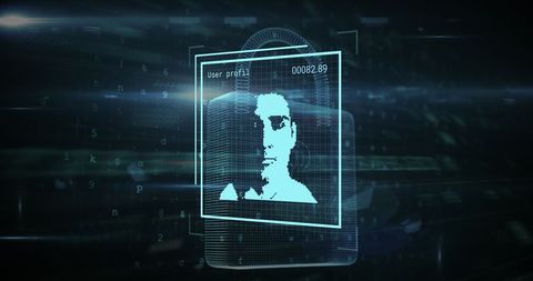 Digital Cybersecurity with Data and Padlock Visual - Download Free Stock Images Pikwizard.com