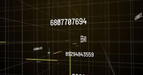 Digital Data Grid with Numeric Code Overlay - Download Free Stock Images Pikwizard.com