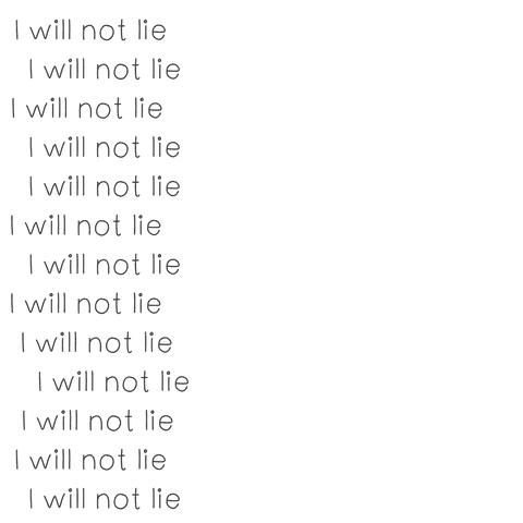 Punishment phrase on transparent background illustration