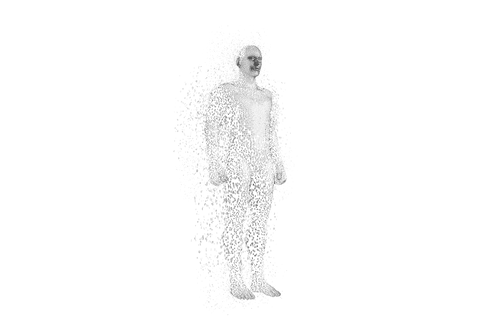 transparent digital human model with technology elements - Download Free Stock Videos Pikwizard.com