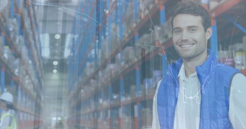 Warehouse Operations and Data Analysis in Global Logistics - Download Free Stock Images Pikwizard.com