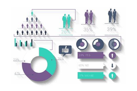 Transparent Business Infographic with Charts and Graphs - Download Free Stock Videos Pikwizard.com