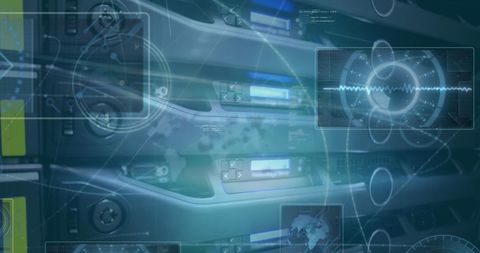 Futuristic Data Processing with Computer Servers - Download Free Stock Images Pikwizard.com