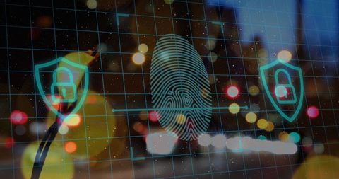 Fingerprint Identification with Secure Digital Interface Over Urban City Lights