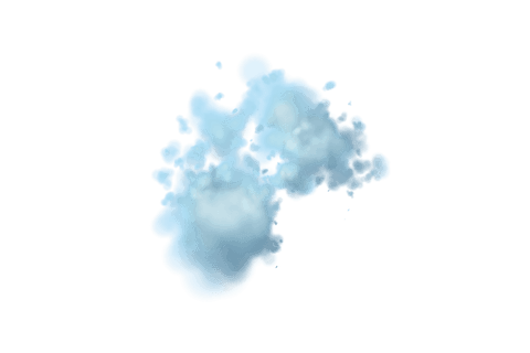 fluffy blue clouds on transparent background illustrating weather phenomenon - Download Free Stock Videos Pikwizard.com