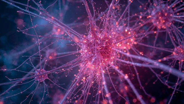 Glowing neural network with dynamic connections