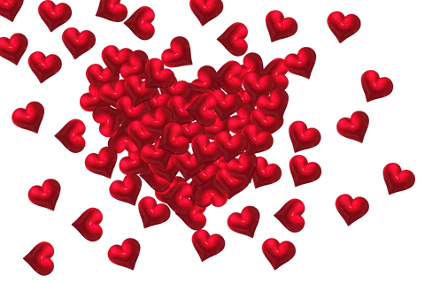 Digital Illustration of Red Hearts on Transparent Background - Download Free Stock Videos Pikwizard.com