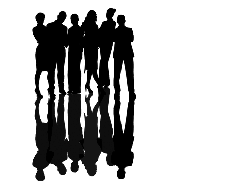 Transparent Silhouette of Business People with Confident Stance - Download Free Stock Videos Pikwizard.com