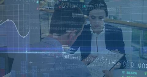 Digital financial data processing in business environment