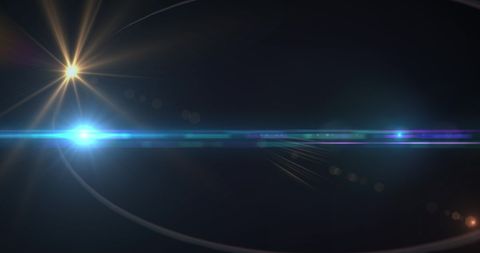 Colorful Lens Flare on Black Background with Hypnotic Motion - Download Free Stock Images Pikwizard.com