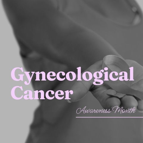 Gynecological Cancer Awareness with Woman Holding Ribbon - Download Free Stock Templates Pikwizard.com