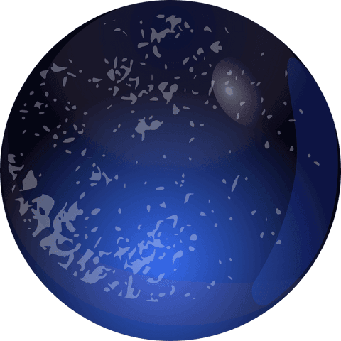 abstract glossy blue sphere on transparent background - Download Free Stock Videos Pikwizard.com