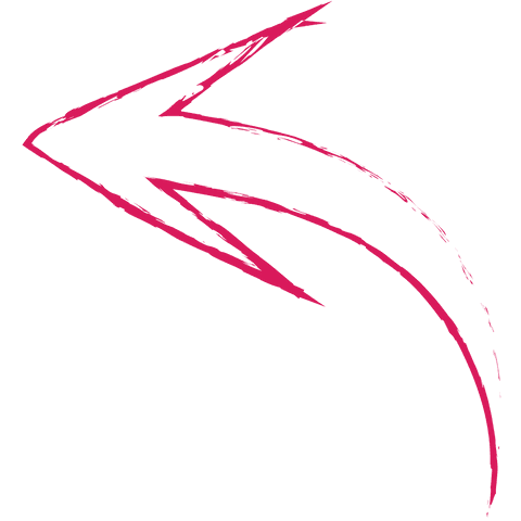 pink hand drawn arrow on transparent background - Download Free Stock Videos Pikwizard.com
