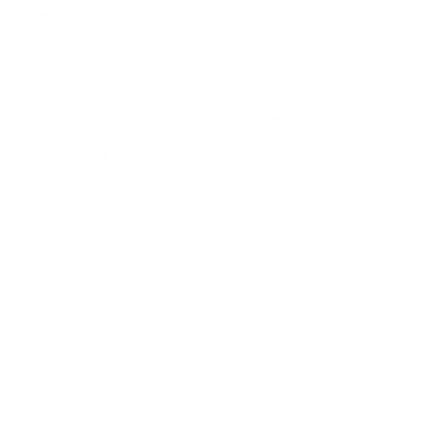 Seamless White Stars Pattern on Transparent Background Vector