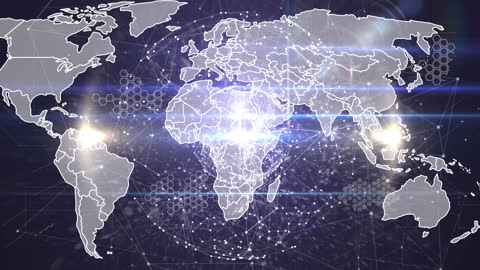 Global Network Connectivity and Data Exchange Visualization