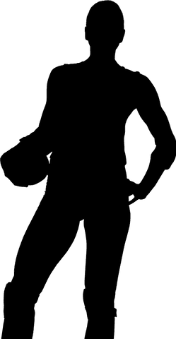female athlete holding ball silhouette on transparent background - Download Free Stock Videos Pikwizard.com