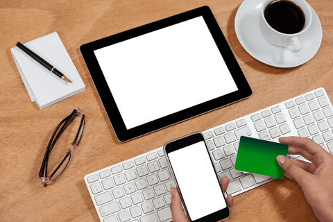 transparent online shopping from office with mobile technology - Download Free Stock Videos Pikwizard.com
