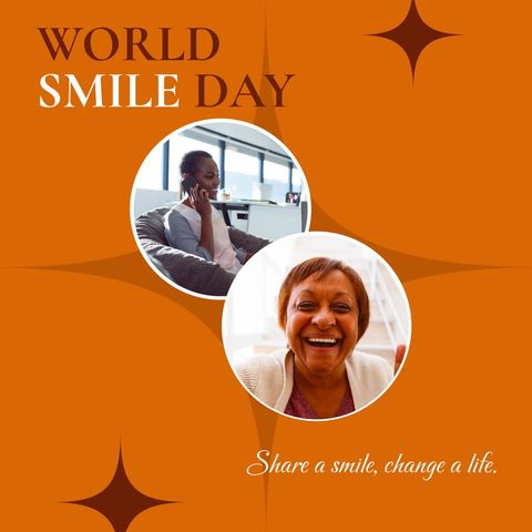 World smile day celebration with diverse happy women