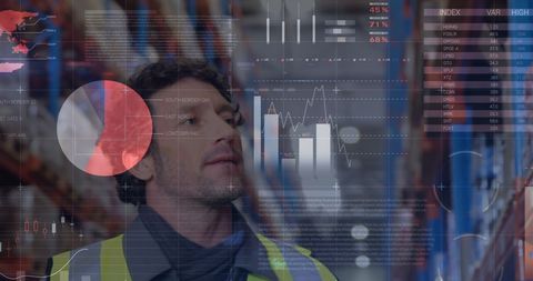 Warehouse Logistics and Statistical Data Analysis - Download Free Stock Images Pikwizard.com