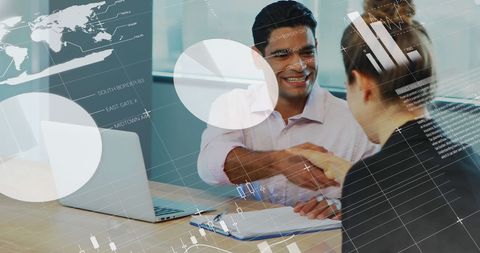 business professionals analyzing global market statistics - Download Free Stock Images Pikwizard.com
