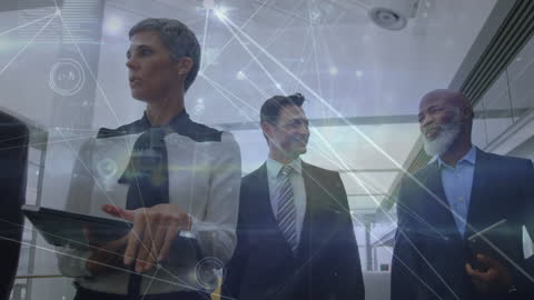 Diverse Business Team Discussing Technology Concepts