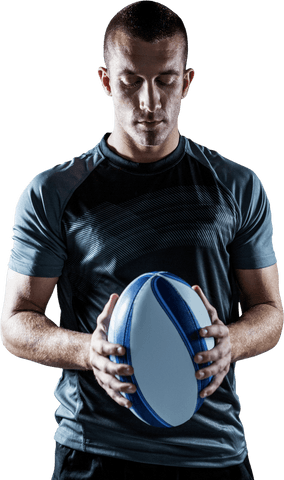 transparent rugby player holding a rugby ball - Download Free Stock Videos Pikwizard.com