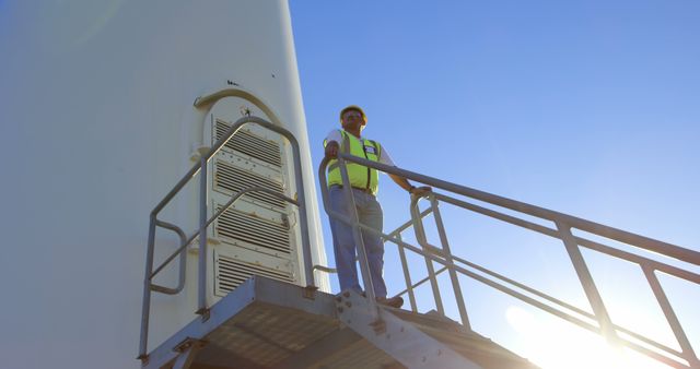 Engineer Overseeing Project at Industrial Site - Download Free Stock Images Pikwizard.com