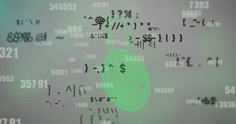 Digital Security Concept with Lock and Binary Code Elements - Download Free Stock Images Pikwizard.com