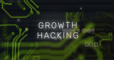 Growth Hacking in Digital Marketing with Circuit Board Design - Download Free Stock Images Pikwizard.com