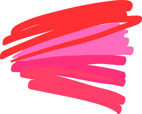 vibrant pink and red abstract brush strokes on transparent background - Download Free Stock Videos Pikwizard.com
