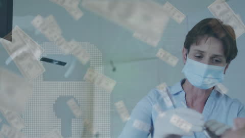 Healthcare and Finance Animation Concept with Doctor and Money