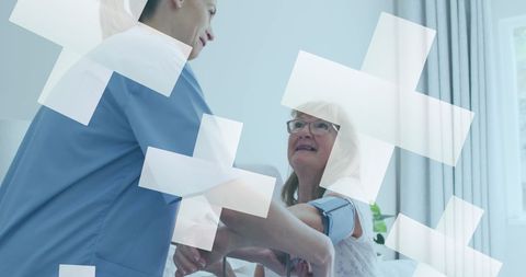 Compassionate Interaction Between Doctor and Senior Patient