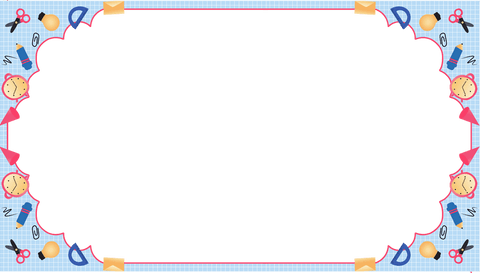 Colorful Flat Design Stationery Frame on Transparent Background - Download Free Stock Videos Pikwizard.com