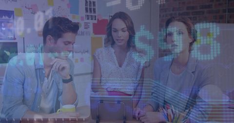 Financial Data Processing with Diverse Team Using Tablet