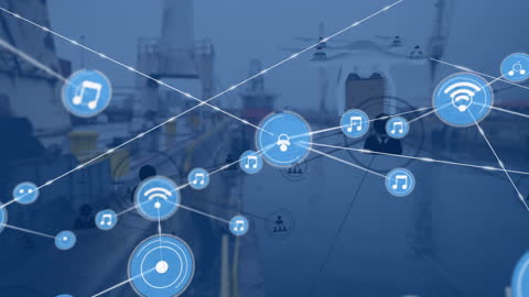 Drone Delivery Concept with Digital Connectivity Network