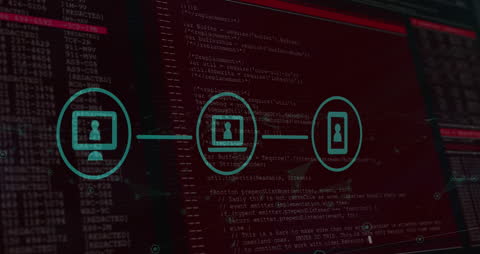 Data Processing and Cybersecurity Animation