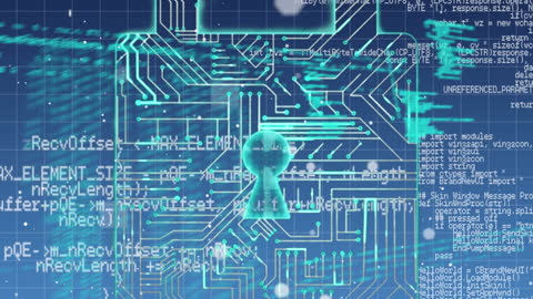 Digital Circuit Padlock with Data Flow Animation