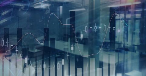Financial Data Processing with Digital Analytics in Office - Download Free Stock Images Pikwizard.com