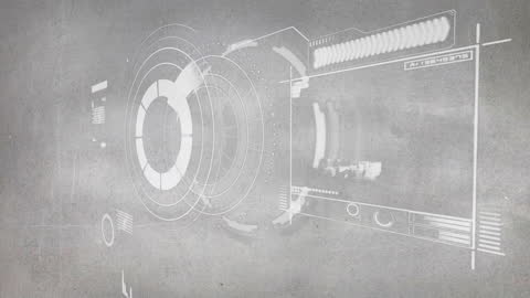 Abstract Digital Interface Background Overlay