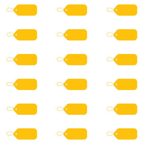 Yellow Label Pattern Repeated on Transparent Background for Vector Design - Download Free Stock Videos Pikwizard.com