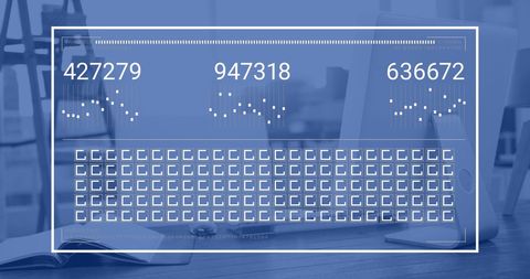 Digital Data Representation in Modern Office Environment - Download Free Stock Images Pikwizard.com