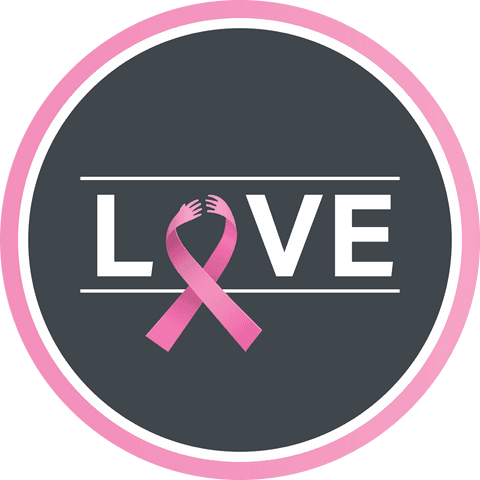 love text with pink ribbon symbol on transparent background - Download Free Stock Videos Pikwizard.com