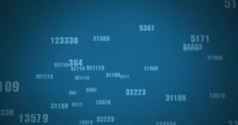 Abstract Digital Interface with Dynamic Numbers - Download Free Stock Images Pikwizard.com