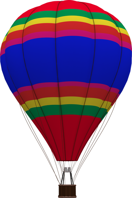 Digital Transparent Vector Illustration Colorful Hot Air Balloon - Download Free Stock Videos Pikwizard.com