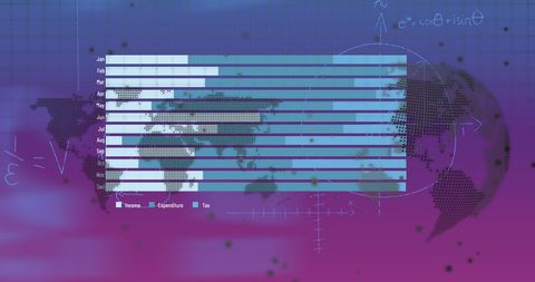 Global Data Analysis with Mathematical Visualization - Download Free Stock Images Pikwizard.com