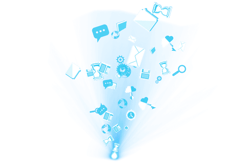 digital communication symbols vector on transparent background - Download Free Stock Videos Pikwizard.com