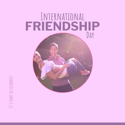 joyful celebration of friendship in sunny garden - Download Free Stock Templates Pikwizard.com