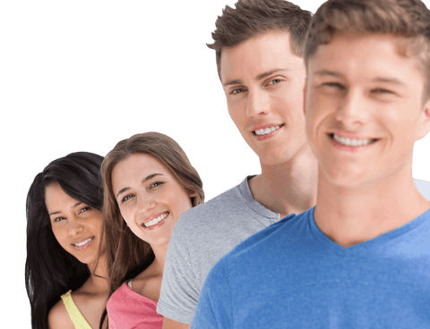 diverse group smiling at camera standing in transparent line - Download Free Stock Videos Pikwizard.com